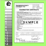 Densitometry, DIGIT-X Densitometer, Transmission Density Stepwedge film, Calibrated to ASTM E 1079